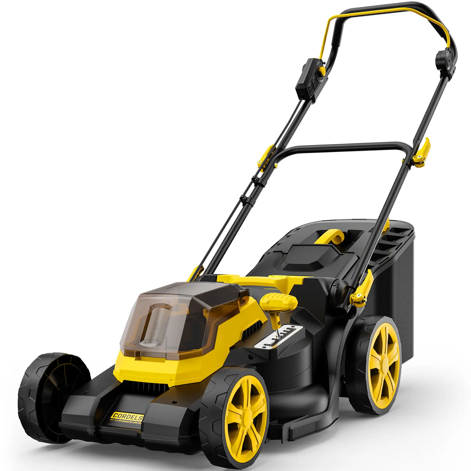 #sohochic DOVAMAN 2x20V 19 In Brushless Electric Lawn Mower (No Battery), Compact and Lightweight, 20V MAX DEWALT Battery Compatible, 6-Height Adjustment, 2-in-1 Cutting System, Adjustable Handle