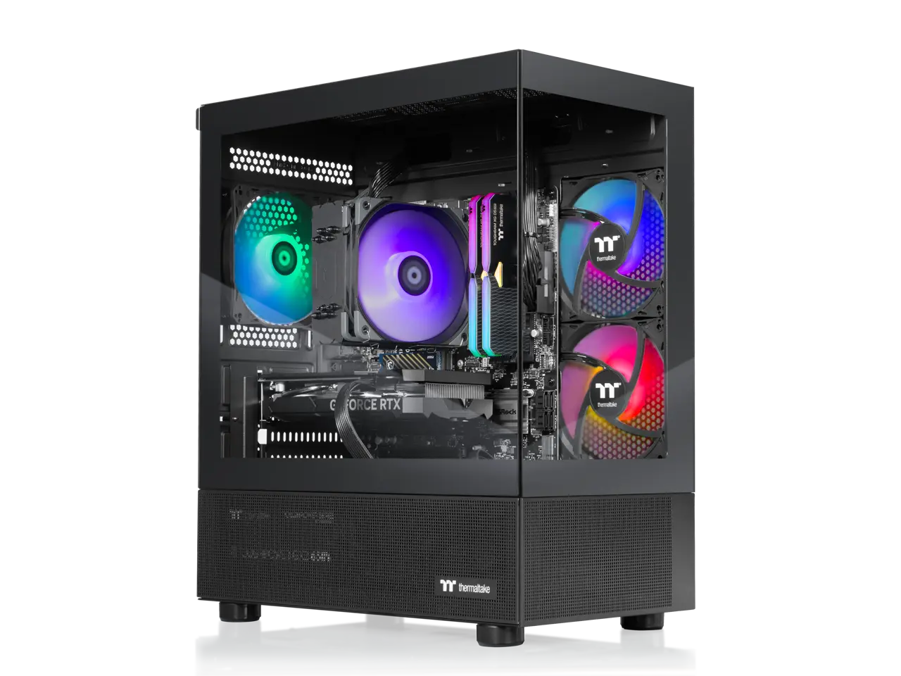 Thermaltake Gaming Desktop PC V17B-B760-56T-LCS Intel Core i5-14400F 32GB DDR5 1TB NVMe SSD GeForce RTX 5060 Ti Windows 11 Home