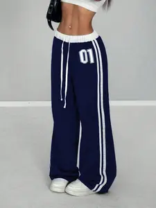 Unisex Streetwear Jogger Pants, Hip Hop Dance Trousers, Youth Fashion, Casual Holiday Wear, Trendy Sports Leisure Clothing, Wide Sweatpants, Workout Casual Baggy