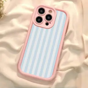 Striped Checkered  Phone Case With Precise Cutouts To Protect Camera, Shock-Absorbing Design Compatible With IphoneX XS/ 11 /12 /13 Pro Max/14 Pro Max/15 Pro Max/16 Plus/16 Pro Max