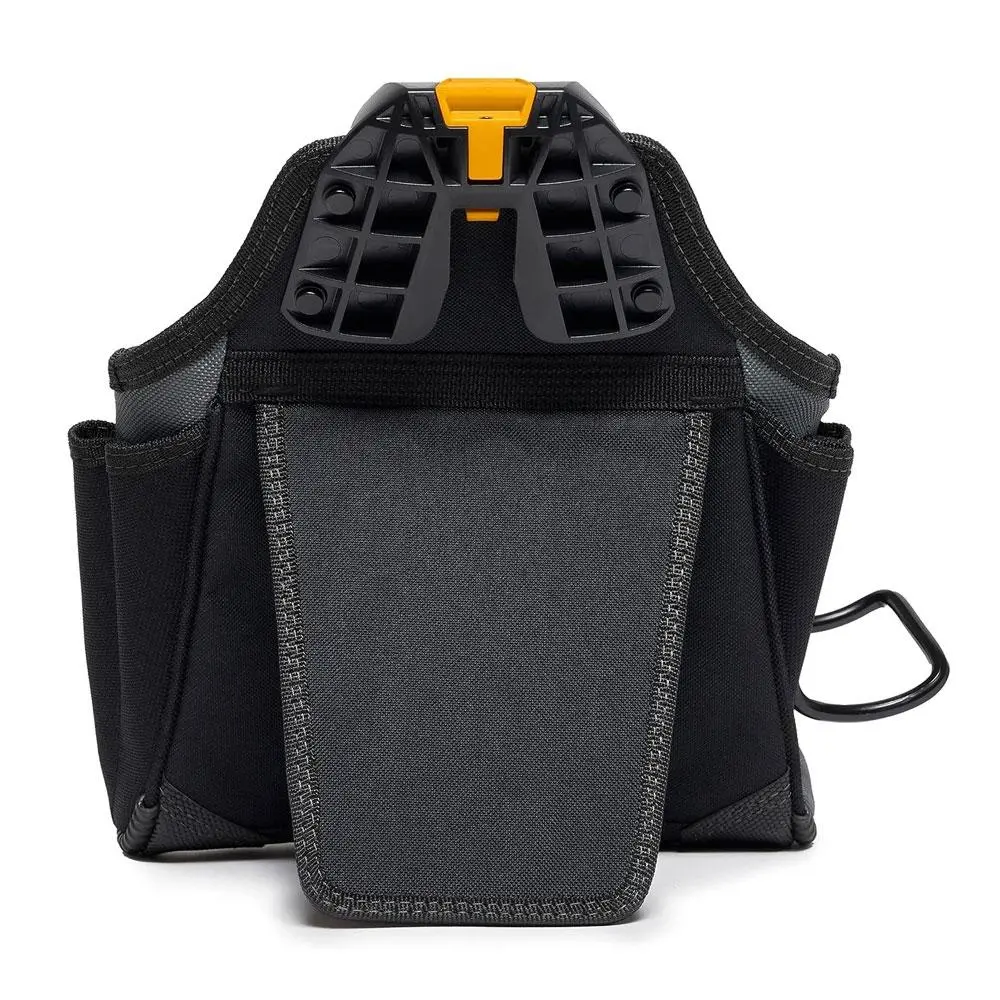 ToughBuilt Professional Contractor Pouch, Durable Multi-pocket Tool Organizer with Belt Clip & Kickstand, Tool Organizer for Electrician, Woodworking, Construction Tool Pouch, Tool Bag, Tool Pouches