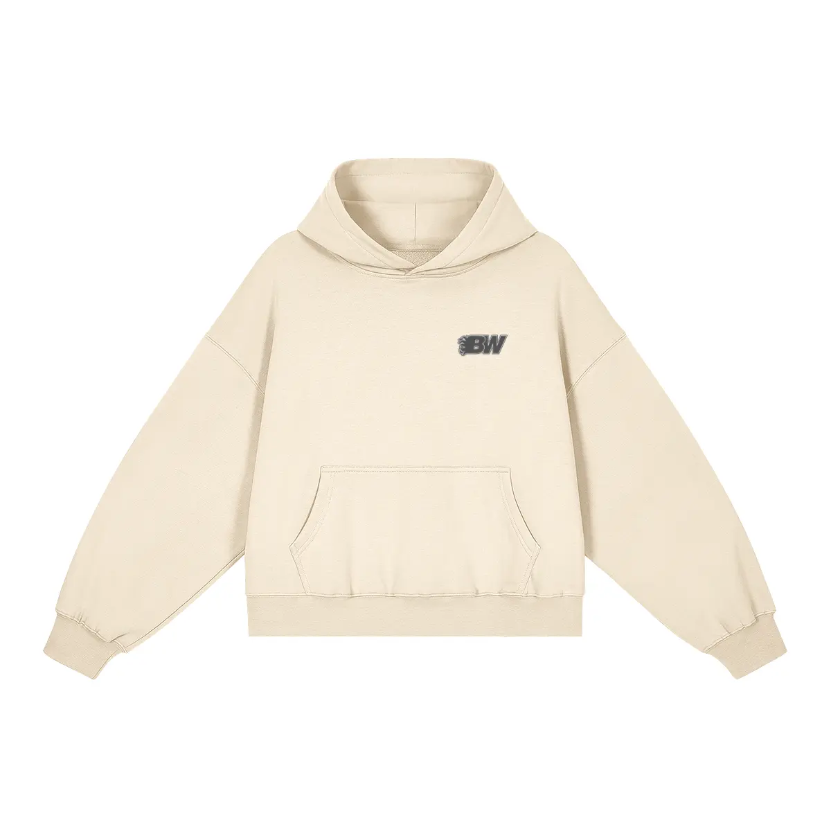 BW Patch Hoodie (Embroidered)