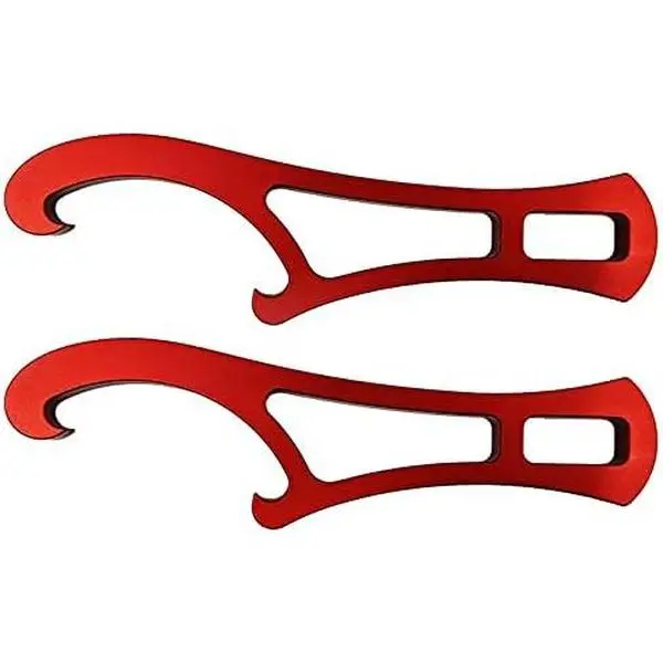2-Pack Red Firefighting Mini Spanners - Super-Lightweight, Portable Firefighter Tools, Heavy-Duty Practical Alternative to Save Time