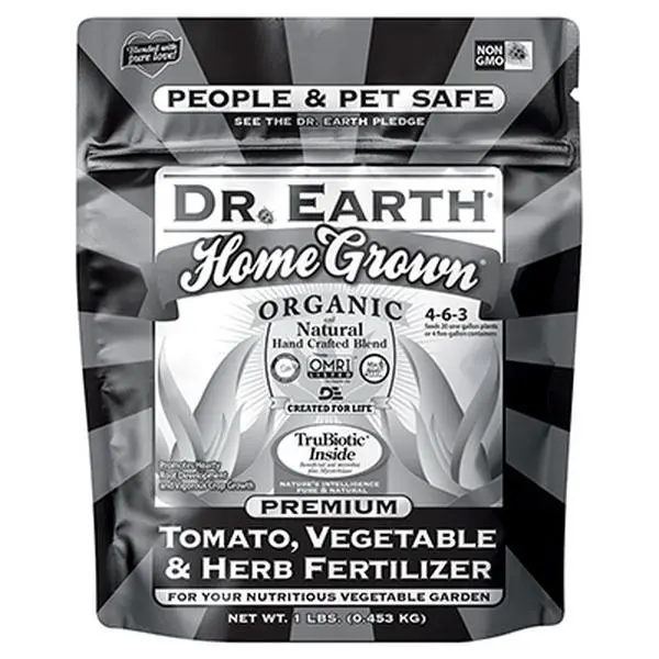 Dr. Earth Organic Natural Vegetable & Herb Fertilizer for Home Grown Plants (Specify Weight in lbs), 1 Lbs