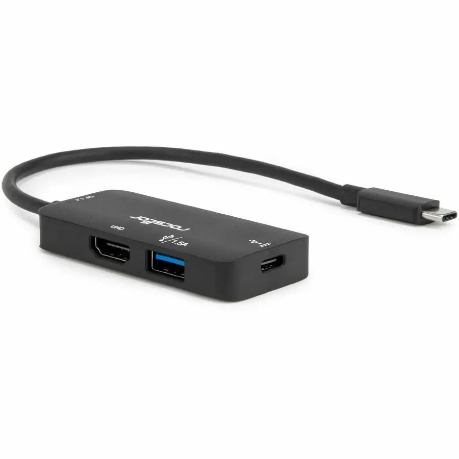 Rocstor USB Type-C 3-in-1 4K Multiport Adapter Y10A306-B1