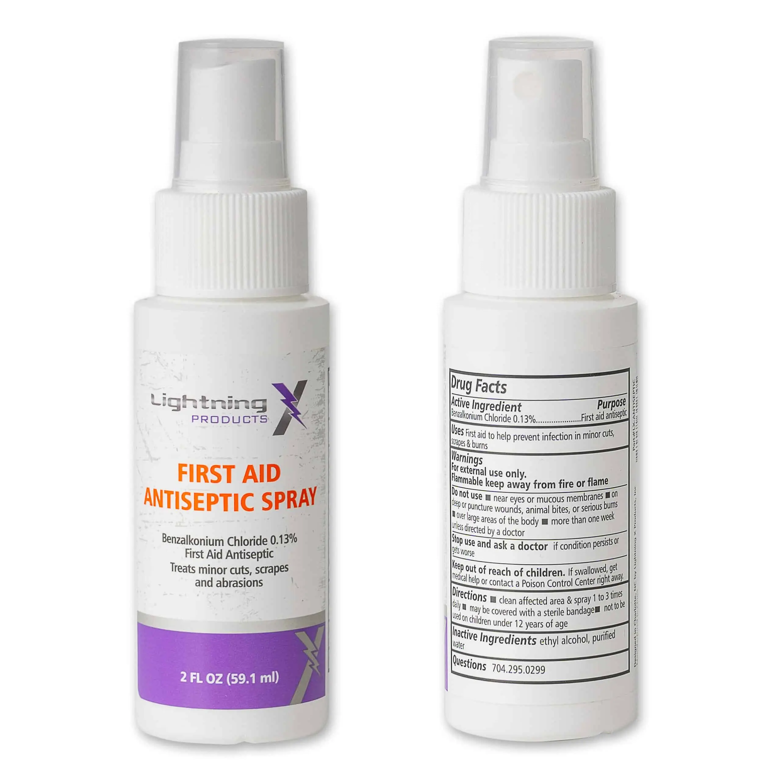 Lightning X First Aid Antiseptic Spray Lightning X First Aid Antiseptic Spray