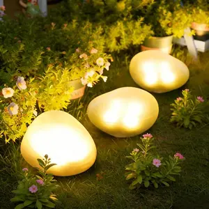 Solar-Powered Goose-Shaped Stone Lamp, Outdoor Waterproof Wireless LED Landscape Lawn Light, Eco-Friendly Outdoor Lighting for Garden & Home Decor Glowing Lanterns