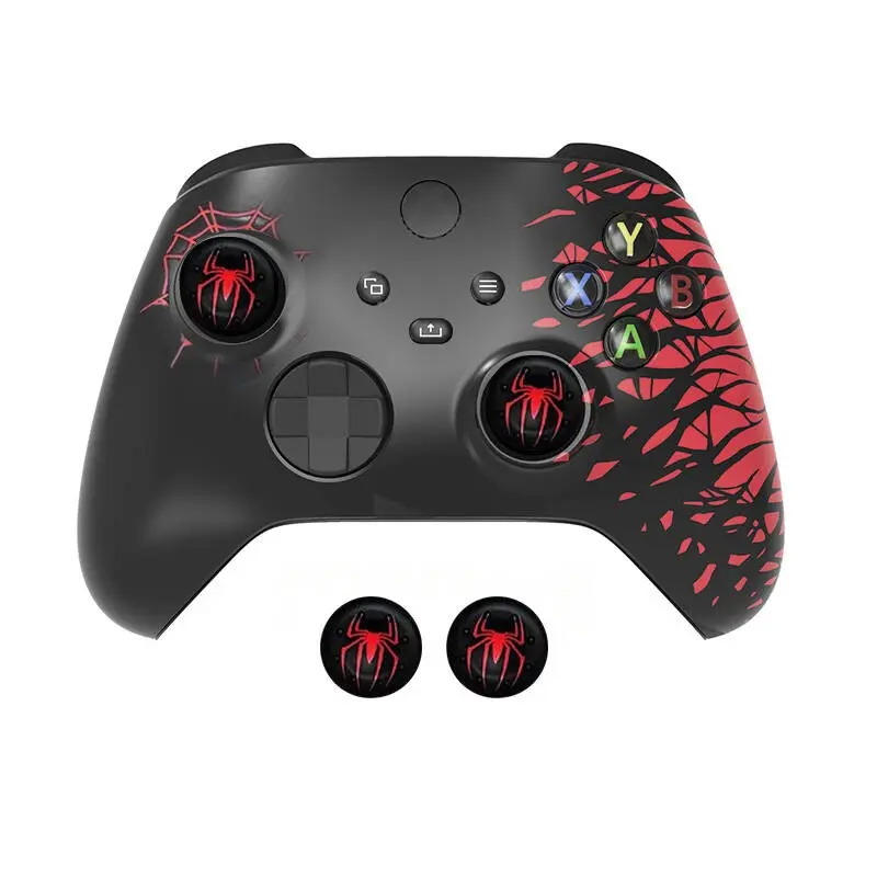 #DealsForYouDays   Xbox Series X Spider Silicone Case, Controller Cover, Includes Two Joystick Caps and One Sticker, Protective Accessory Set for Xbox Controller，extends playtime，enhance gaming，ps5 gear，father's day gift