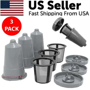 3 Pack My K-Cup Coffee Filter Reusable Replacement Refillable Holder for Keurig