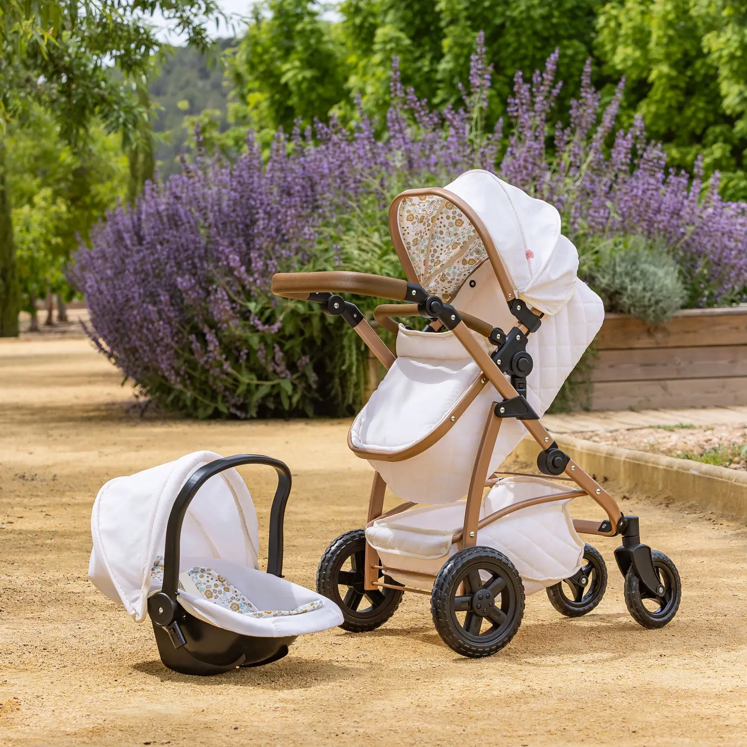 Bonbebé® 3-in-1 Convertible Deluxe Doll Stroller with Bassinet & Carrier