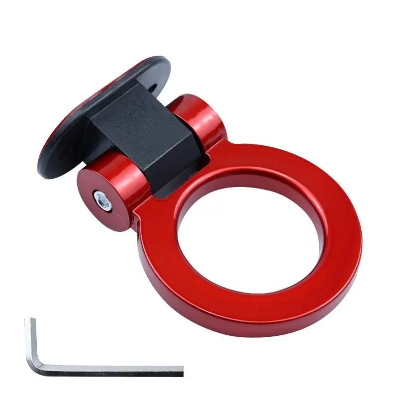 Universal Car Customization Tow Hook - 1PC Front Bumper Decorative Trailer Hook, Fit-for-Most Car Exterior Decoration Accessory