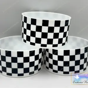 Silicone Checkered Tumbler Boot for 40oz Bottles - Drinkware Water Bottles