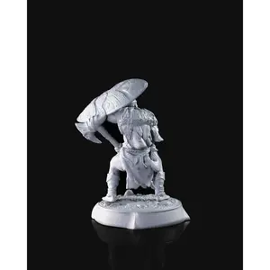 Deep Koa the Champion NPC - Cove of Swords Deep 3D Resin Print RPG & DnD Dungeon Minis Handcrafted Paintable Fantasy Gaming Figure for Tabletop RPGs and D&D Campaigns - Decor