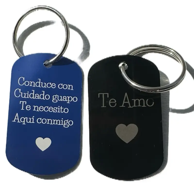 Personalized keychain with phrases, driving safety keychain, gift for boyfriend, gift for driver / laser engraved keychain
