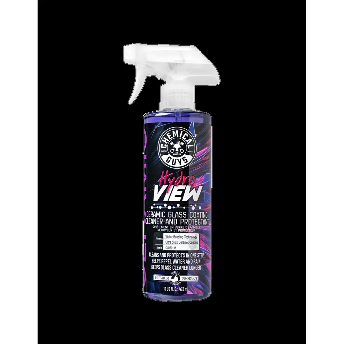 Chemical Guys CHGCLD30116 2-in-1 Hydroview Ceramic Glass Cleaner & Coating, Water-Repellent Solution for Aquatic Glass Cleaning, Two-In-One