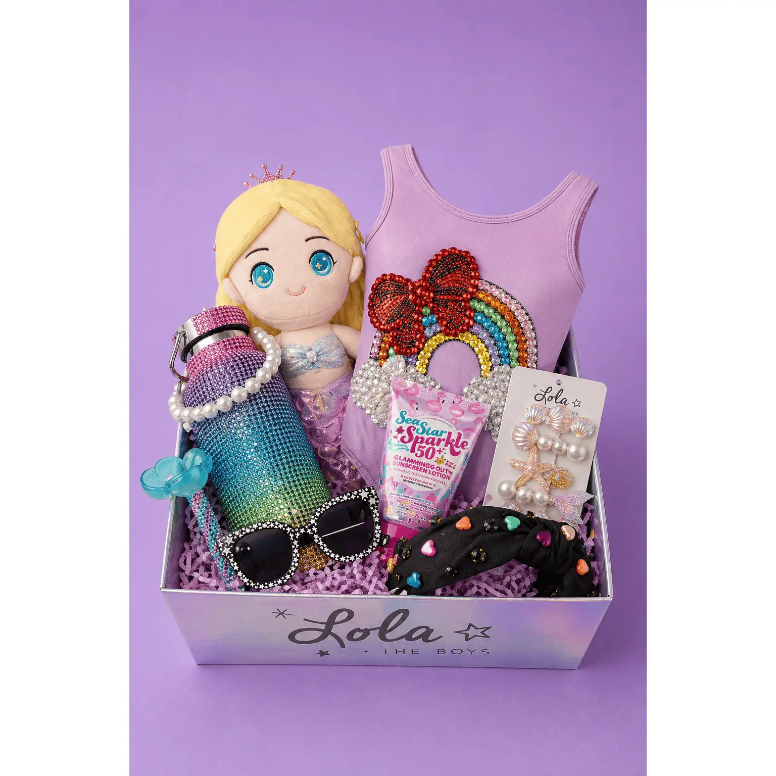 Rainbow Swim Basket