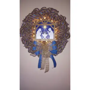 Christmas Nativity Wreath