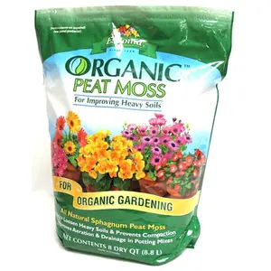 Espoma Organic Peat Moss - 8 Qt Moisture-Retaining Organic Potting Soil Substrate, Sphagnum Moss Multi-Purpose for Home Improvement, Garden Supplies