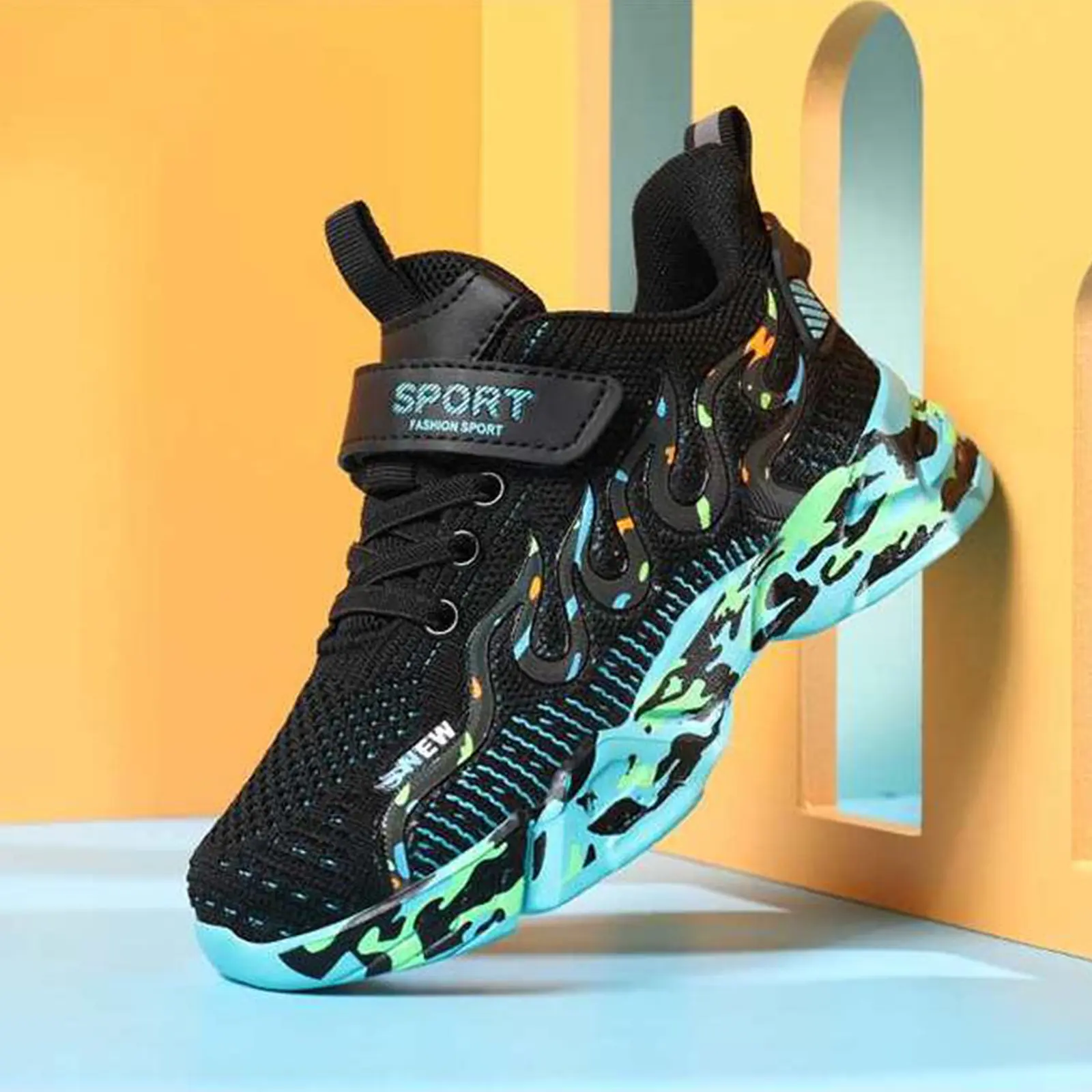 Kids' running shoes, breathable sports shoes, girls' and boys' tennis shoes, Kids' shoes, casual sports shoes