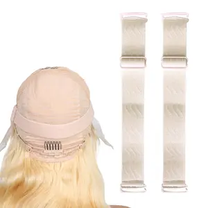 1pcs Adjustable Elastic Band for Wigs Removable Wig Band Nonslip Wig Strap White Elastic Bands for Glueless Wig Making Wig Cap Accessories