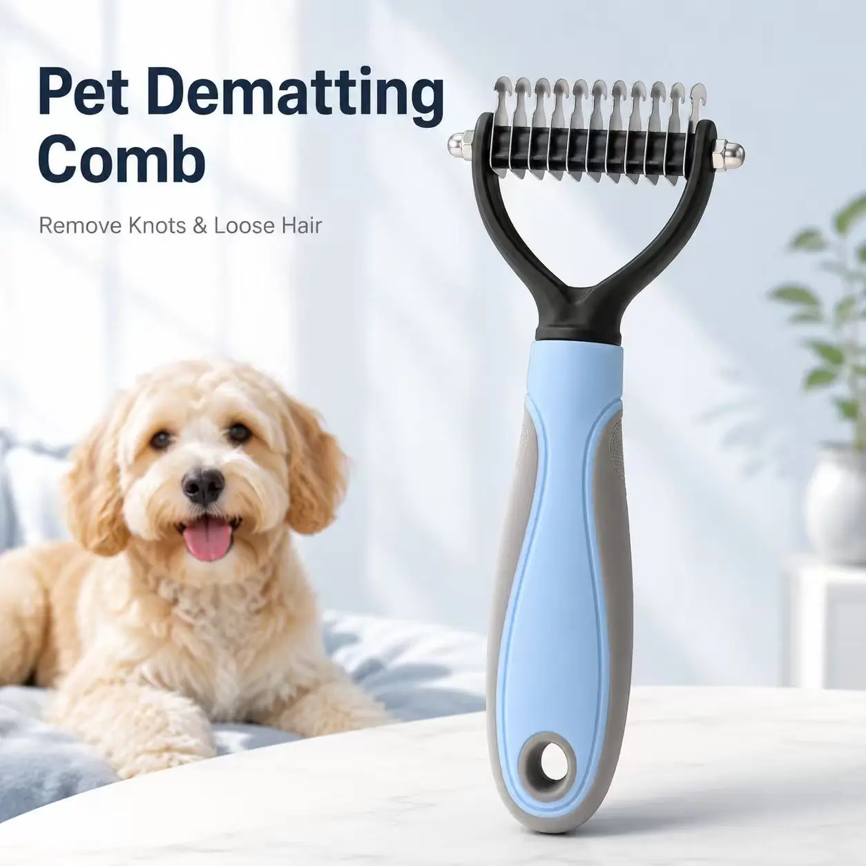 Pet Knotter Dog Grooming Hair Removal Pet ToolsHair Removal Comb Brush Double Sided Pet Supplies Pet Knotter Dog Grooming Hair Removal Pet ToolsHair Removal Comb Brush Double Sided Pet Supplies