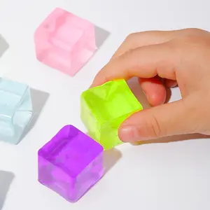 5/10/20/30/40pcs, Soft Square Ice Cube Squeeze Toys Squishies, Summer Party Spoof, Easter/Halloween/Christmas Gift Bag Filler, Classroom Rewards, Best Christmas Options for Birthday Party Gift Bag Fillers, Classroom Awards, Carnival Prizes