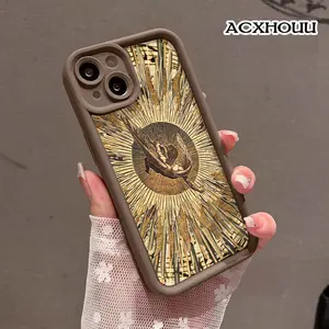 Phone Case for iPhone 17 16 E Pro Max 15 Plus 14 13 12 11 XS XR Radiant Icarus Shockproof TPU Silicone Bumper Drop Protection Soft Cover