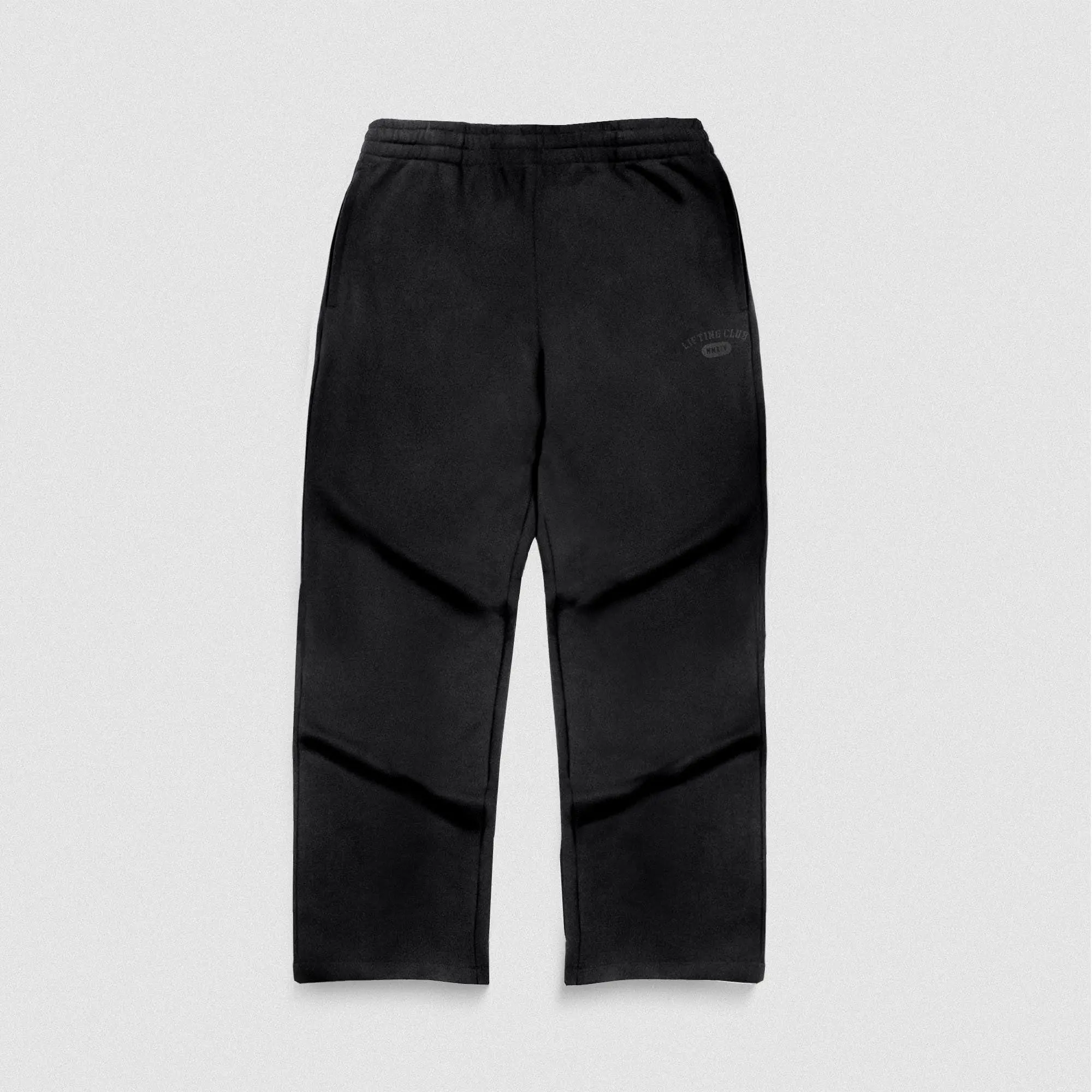 Vintage Lifting Club Straight Leg Jogger TerryTrain™ Cotton All Seasons Comfortable Structure with Internal Drawcord & Zippered Pockets