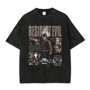 Resident Evil 4 Graphic Tee, resident evil shirt, Retro Survival Horror Game Tee, Leon S. Kennedy Shirt, Vintage Style Gamer Apparel, Mens Womenswear Top
