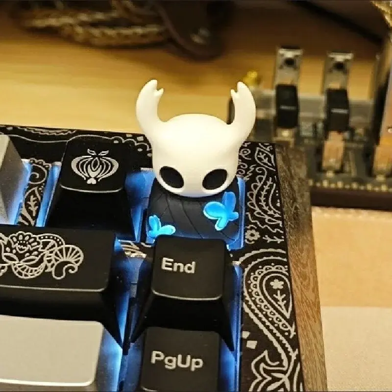 Light Transparent Keycaps Esc R4 End PgUp The Hollow Knight Gaming Peripherals Single Customized Kawaii Resin The Hollow Knight Keycaps