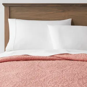 Garment Washed Paisley Stitch Quilt - Threshold