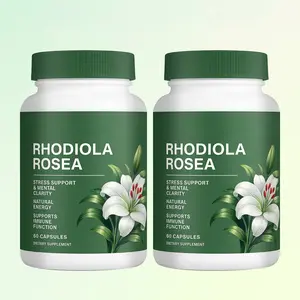 2 bottles of Rhodiola extract for relieving stress, enhancing energy and concentration - natural adaptogen [500mg]