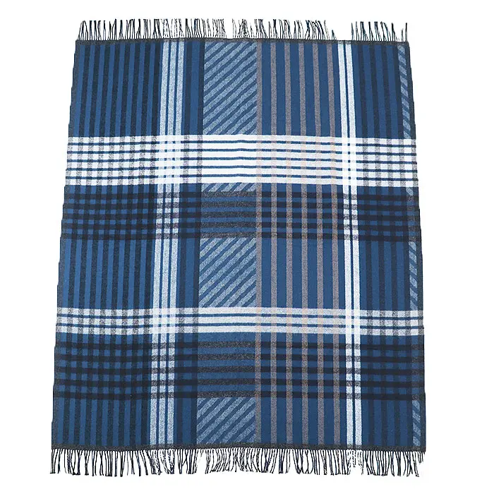 Pre-owned HERMÈS Wool Small Leather Goods Hermes Escapade Blanket