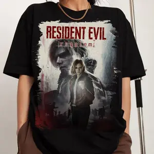 Vintage Resident Evil 9 Requiem 2026 Shirt, Gift For Gamer, Umbrella Corps Horror Game Tee