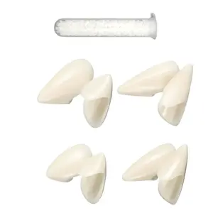 Vampire Fangs Teeth, 1 Set Vampire Fangs Teeth with 5g Fake Teeth Adhesive, Party Accessories for Cosplay, Costume Party, Halloween Party
