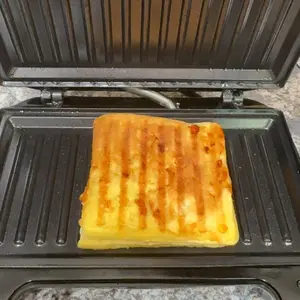 OSTBA Sandwich Maker, 2 Slice Grilled Cheese Maker with Non-stick Grill Plates, Indicator Lights, Cool Touch Handle, Easy to Clean and Store, 750W,home essentials