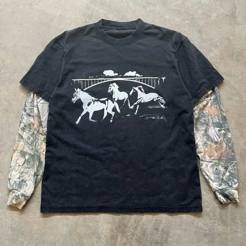 Horse 2fer Layered Shirt