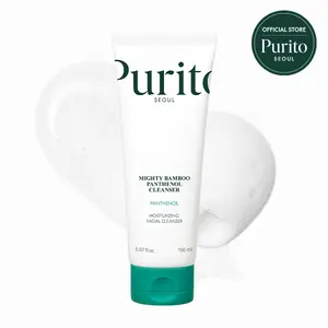 [Purito Official] Mighty Bamboo Panthenol Cleanser - Gentle Low pH Formula for Daily Use - Vegan Cruelty Free Korean Skin Care - 5.07 fl oz