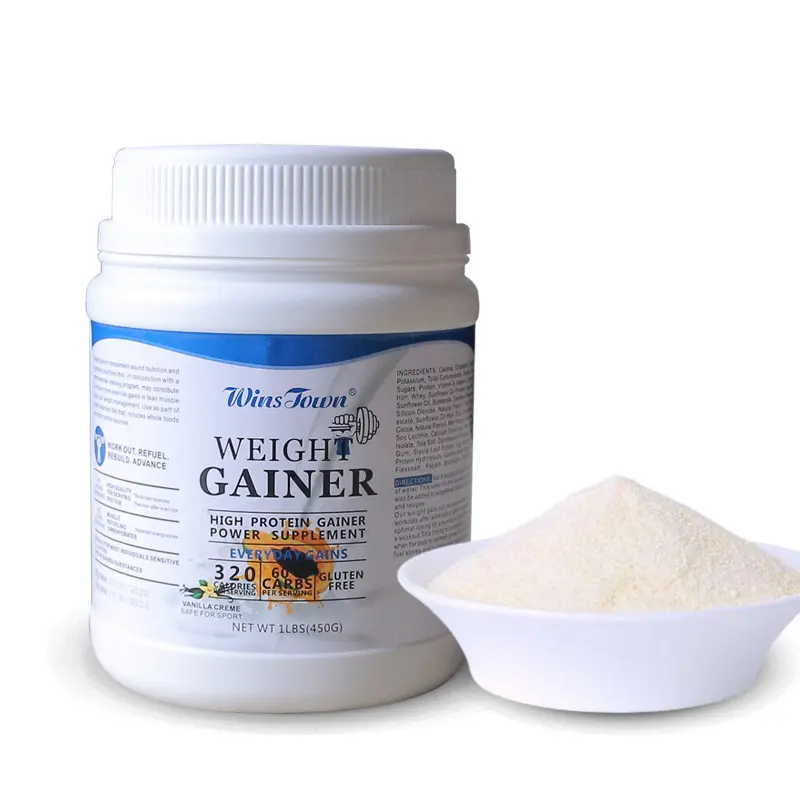 winstown Premium Protein Powder Mix |   450g Can |   Whey & Soy Protein Blend + Essential Vitamins |   Natural Flavors