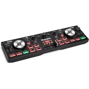 Numark DJ2GO2 Touch Compact DJ Controller with 2 Decks, Mixer, Audio Interface and Serato Lite