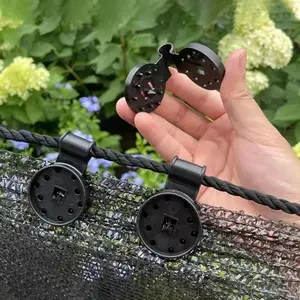 20pcs Shade Cloth Clips, Lock Grip for Sunshade Net, Gardening Greenhouse Shade Cloth Fix Clamp, Windproof Awning Clamp Grip Clips, Outdoor Pool
