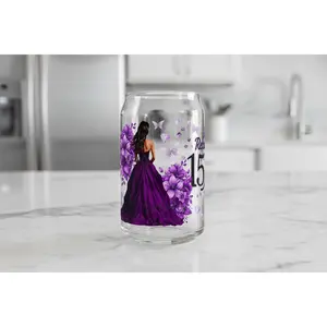 Mis Quince Lilac - UVDTF Wrap for cups/hard surfaces sticker