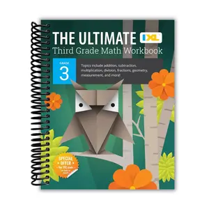 The IXL Ultimate 3rd Grade Math Workbook, Activity Book for Kids Ages 8-9 Covering Addition, Subtraction, Multiplication, Division, Fractions, Geometry, and More Mathematics (IXL Ultimate Workbooks)