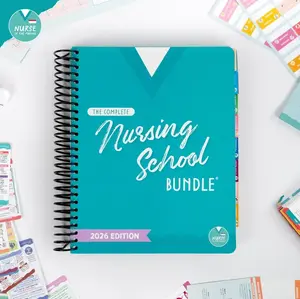 The Complete Nursing School Bundle 2026 Edition Spiral Bound Study Companion for Nursing Students with Essential Concepts & Quick Reference Guides