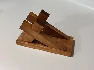 Religious napkin holder.