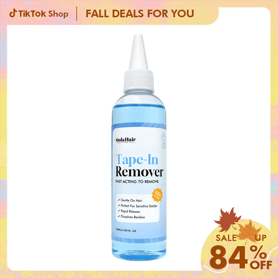 DolaHair Tape-In Remover Fast Acting Hair Extension Remover Gentle on Skin & Hair 8.4 oz Gentle Formula for Tape-in Extensions