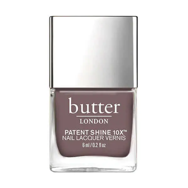 butter LONDON Patent Shine 10X Nail Lacquer - Mink Grey, 0.2 fl oz butter LONDON Patent Shine 10X Nail Lacquer - Mink Grey, 0.2 fl oz