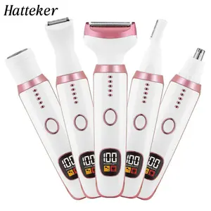 electric  razors 5-in-1 Electric Shaver for Women  USB Rechargeable & Waterproof | Painless & For Sensitive Skin Silky Smooth trimmers women bikini trimmer