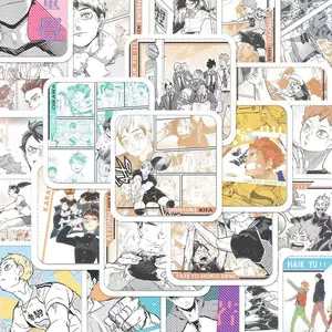 48 Anime Pixel Stickers for Phone Cases, Laptop Skins, Notebooks, Scrapbooks, Versatile Decals for Multiple Items