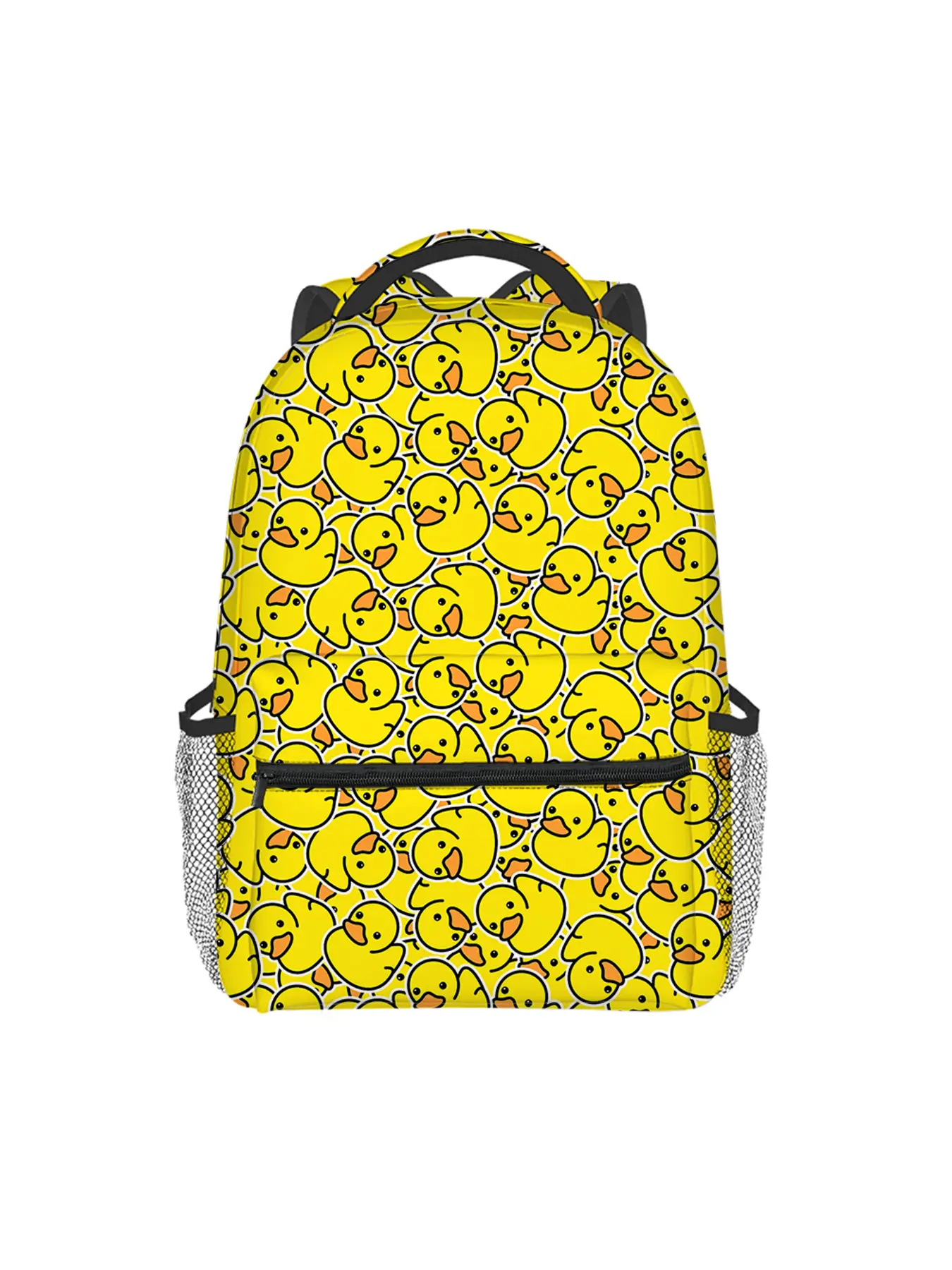 Little yellow duck pattern full print backpack Daypack Casual Printed Backpack Casual Daypack Backpacks